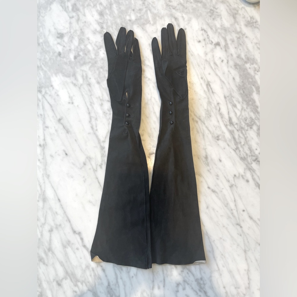 NWT Vintage TREFOUSSE button up opera glove